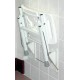 Elgin Wall Mounted Shower Seat with support legs