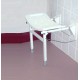 Elgin Wall Mounted Shower Seat with support legs