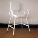 Wren Perching Stool with Arms & Padded Backrest