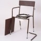 Stackwell Commode - Adjustable with detachable arms