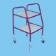 Kingfisher (standard) Trolley - Burgundy & Grey