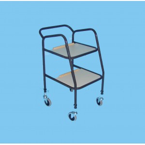 Kingfisher (standard) Trolley - Brown & Cream with rear handle